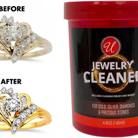 HOMEBRIGHT Jewelry Cleaner Solution for Gold, Silver, Diamond 4.8oz (Set of 2) - Picture 4 of 4